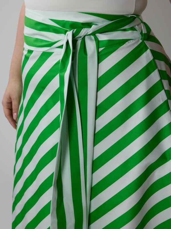 Yarn Dyed Striped Skirt - Image 5